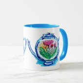 bloementheepot mok (Voorkant rechts)