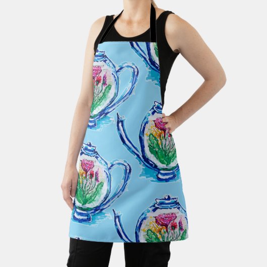 bloementheepot schort (Insitu)