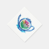 bloementheepot servet (Hoek)