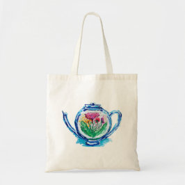 bloementheepot tote bag