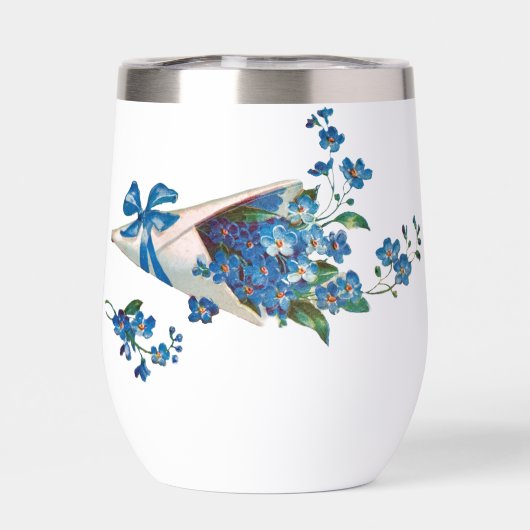 bloementhermische tumbler (Achterkant)