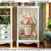 Bloementint & Rustieke Pioenen DA7 Decoupage Tissuepapier