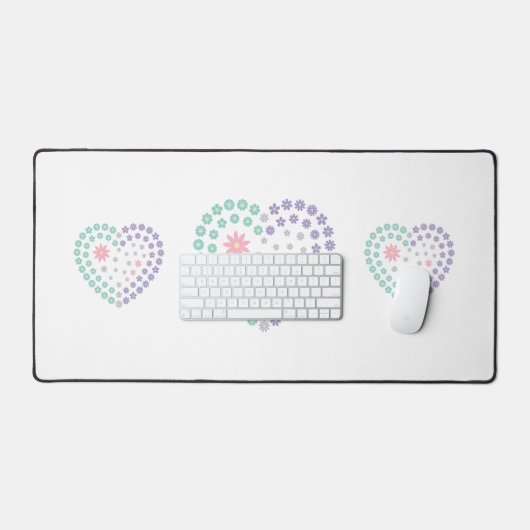 bloementoewijding bureaumat (Keyboard & Muis)