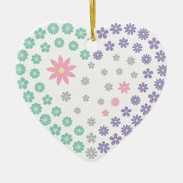 bloementoewijding keramisch ornament