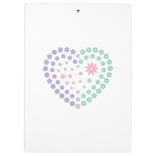 bloementoewijding klembord (Achterkant)