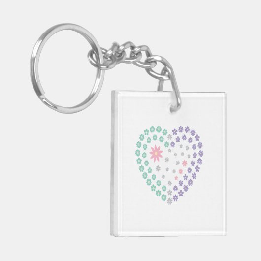 bloementoewijding sleutelhanger (Voorkant Links)