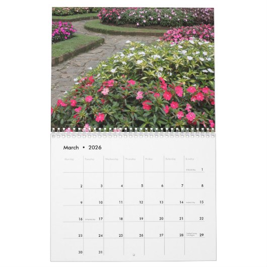 Bloementuin 2025 Kalender (Mar 2026)