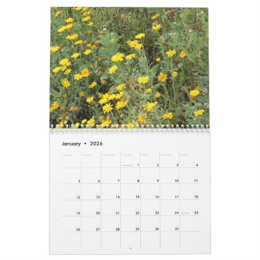 Bloementuin 2025 Kalender (Jan 2026)