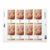 Bloementuin 403c Rustieke Rozen Etiket (Full Sheet)