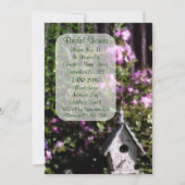 Bloementuin Art Vrijgezellenfeest uitnodigen Kaart (Voorkant)