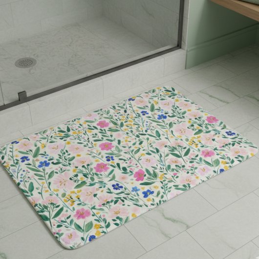 Bloementuin Badmat