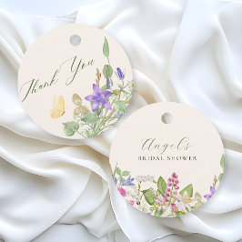 Bloementuin Bedankjes Labels