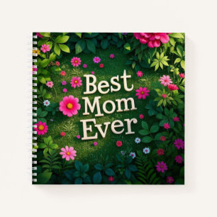 Bloementuin beste moeder ooit notitieboek