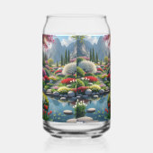 bloementuin blikvorm glas (Links)