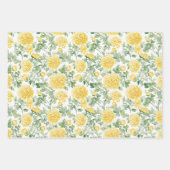 Bloementuin Bloemen Kerst  Inpakpapier Vel (Voorkant 3)