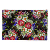 Bloementuin Bloemen Narcissus Bladgroen Rood Kussensloop (Achterkant-Links)