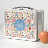 Bloementuin Bloemstuk Metaal Lunchbox (In situ)
