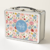 Bloementuin Bloemstuk Metaal Lunchbox (Voorkant)