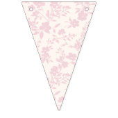 Bloementuin Blush Roze - Neutraal Vlaggetjes (Tweede vlag)