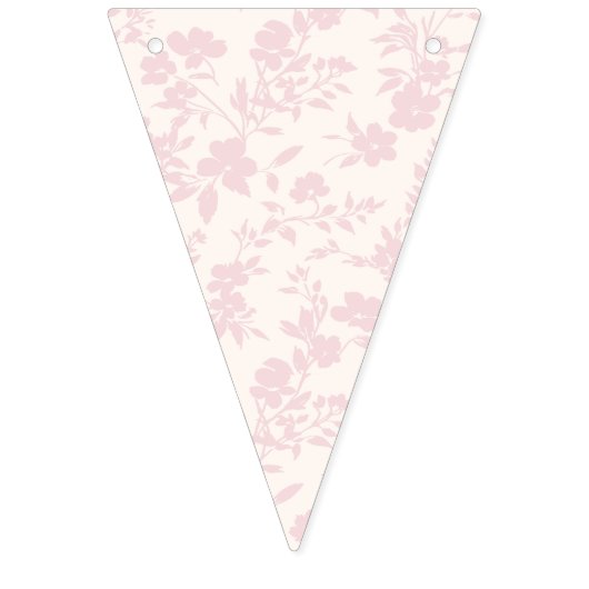 Bloementuin Blush Roze - Neutraal Vlaggetjes (Eerste vlag)
