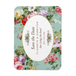 Bloementuin Botanical Save The Date Magneet