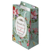  Bloementuin Botanische bruiloft gunst Klein Cadeauzakje (Voorkant Gekanteld)