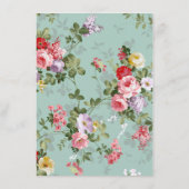  Bloementuin Botanische bruiloft Menu (Achterkant)