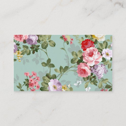 Bloementuin Botanische bruiloft Website Informatiekaartje (Achterkant)