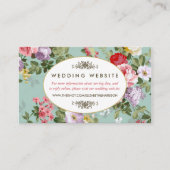  Bloementuin Botanische bruiloft Website Informatiekaartje (Voorkant)