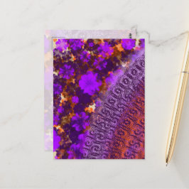Bloementuin Briefkaart