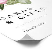 Bloementuin Bruidsfeest Kaarten & Cadeaus Bord Poster (Hoek)