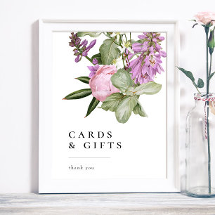 Bloementuin Bruidsfeest Kaarten & Cadeaus Bord Poster
