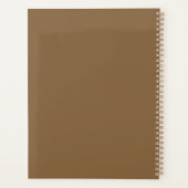 Bloementuin bruin planner (Achterkant)