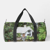 Bloementuin Cottage Painting gepersonaliseerd Plunjezak (Achterkant)