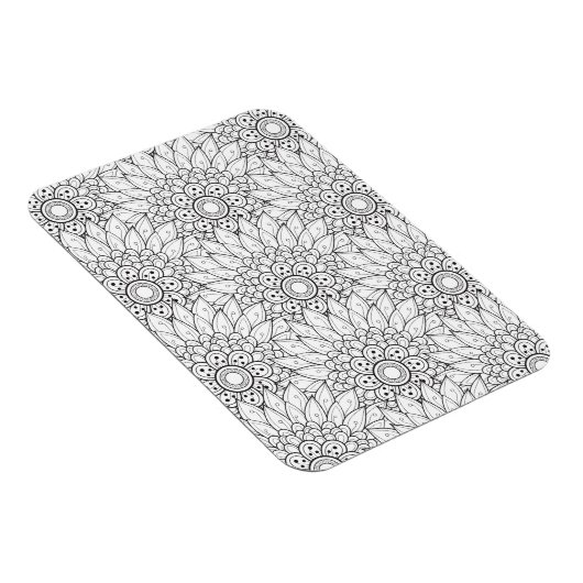 Bloementuin Doodle Magneet (Rechterzijde)