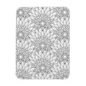 Bloementuin Doodle Magneet (Verticaal)