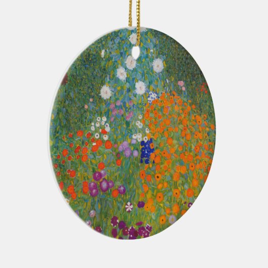 Bloementuin (door Gustav Klimt) Keramisch Ornament (Rechts)