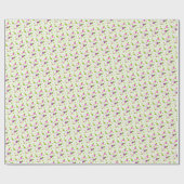 Bloementuin en libel wikkelpapier cadeau cadeaupapier (Vlak)