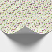 Bloementuin en Libelle Cadeaupapier  (Hoek)