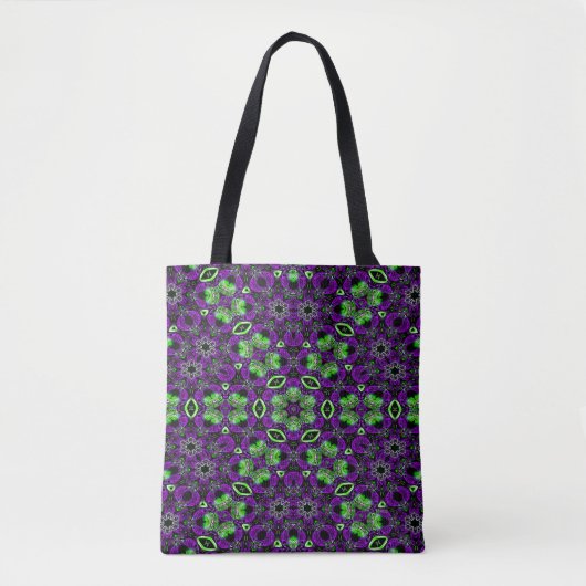 Bloementuin en vlinders.... tote bag (Voorkant)