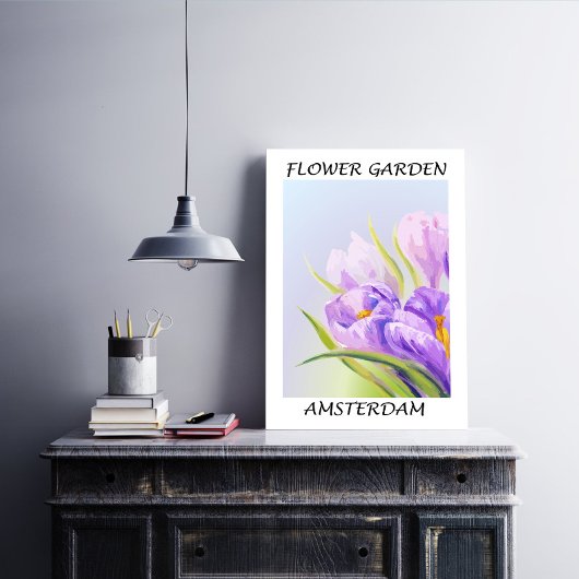 Bloementuin Fijne Muur Kunst Canvas