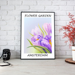 Bloementuin Fijne Muur Kunst Canvas