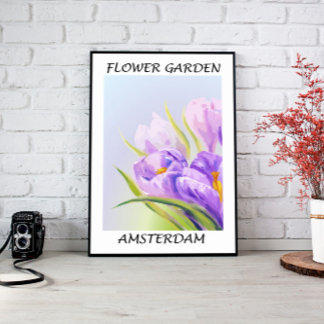 Bloementuin Fijne Muur Kunst Canvas