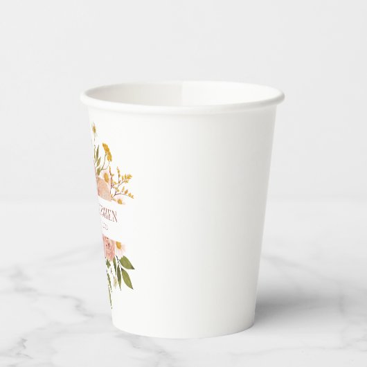  bloementuin gemakkelijke trouwdecoraties papieren bekers (Links)