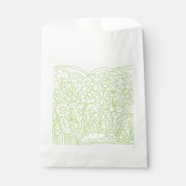 Bloementuin Groen Bedankzakje