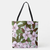 bloementuin Groen Groot winkelen Tote Bag (Voorkant)
