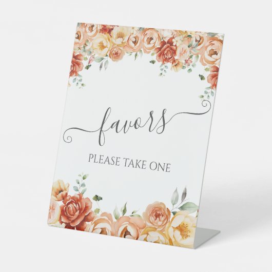 Bloementuin gunsten Neem een voetstuk teken Reclamebord Met Voetstuk (Voorkant)