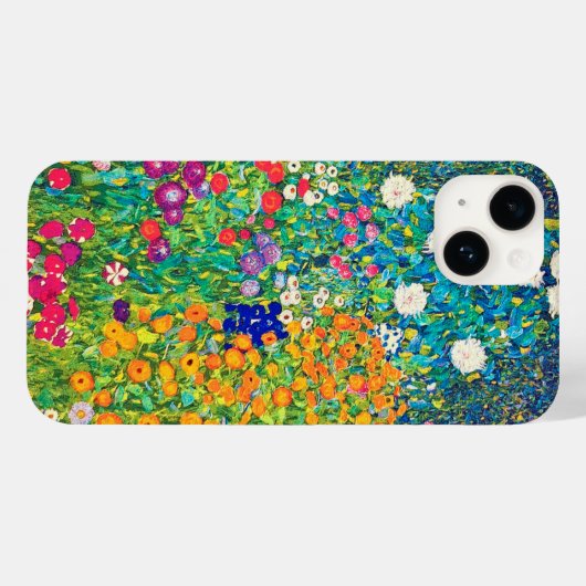 Bloementuin, Gustav Klimt Case-Mate iPhone Case (Achterkant (horizontaal))