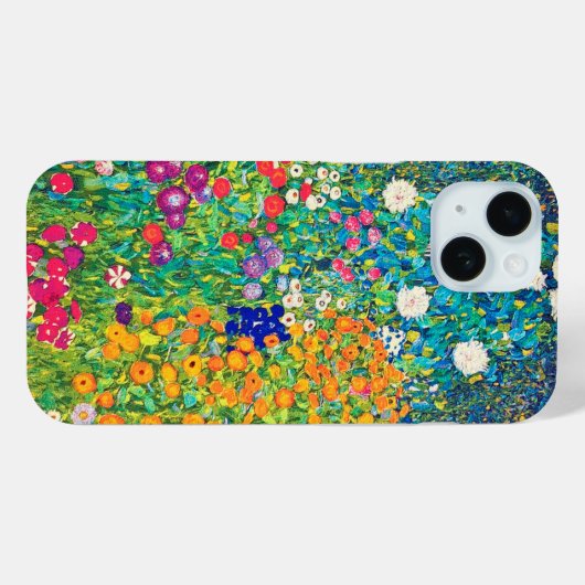 Bloementuin, Gustav Klimt Case-Mate iPhone Case (Achterkant (horizontaal))