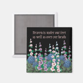 Bloementuin Hemel op Aarde Magneet (Voorkant / Achterkant)